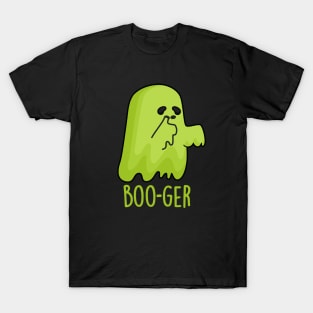 Boo-ger Cute Halloween Booger Ghost Pun T-Shirt